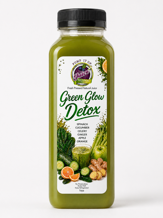 Green Glow Detox - 16 oz