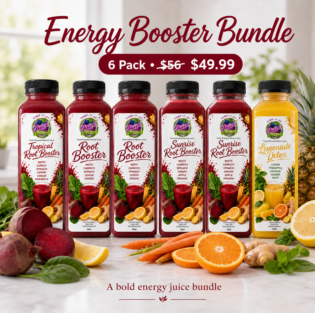 Energy Booster Bundle — 6 Pack