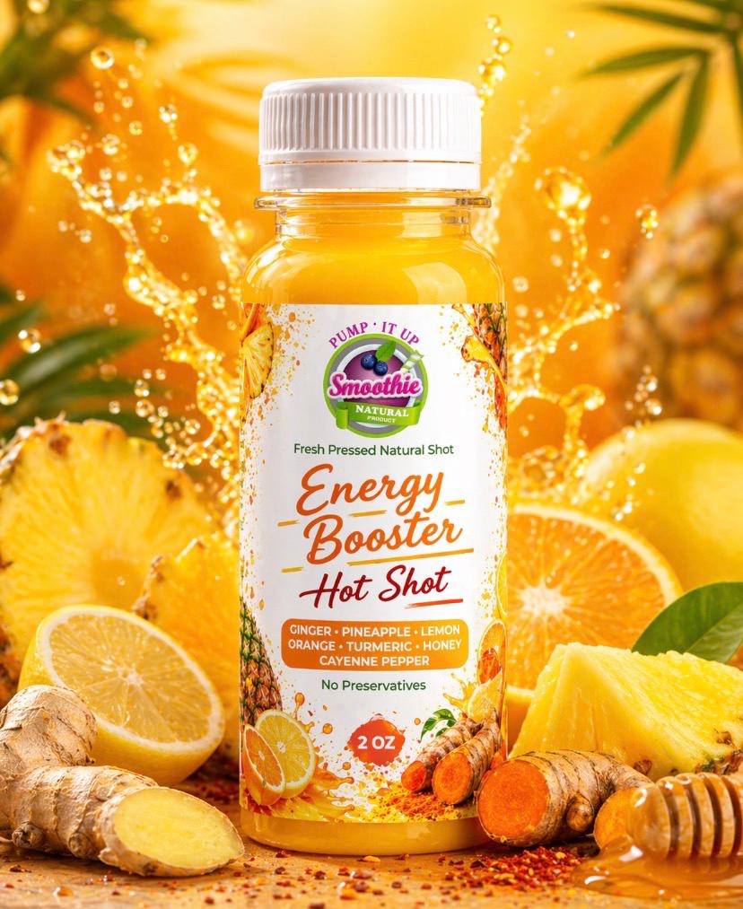 Energy Booster Hot Shot - 2oz