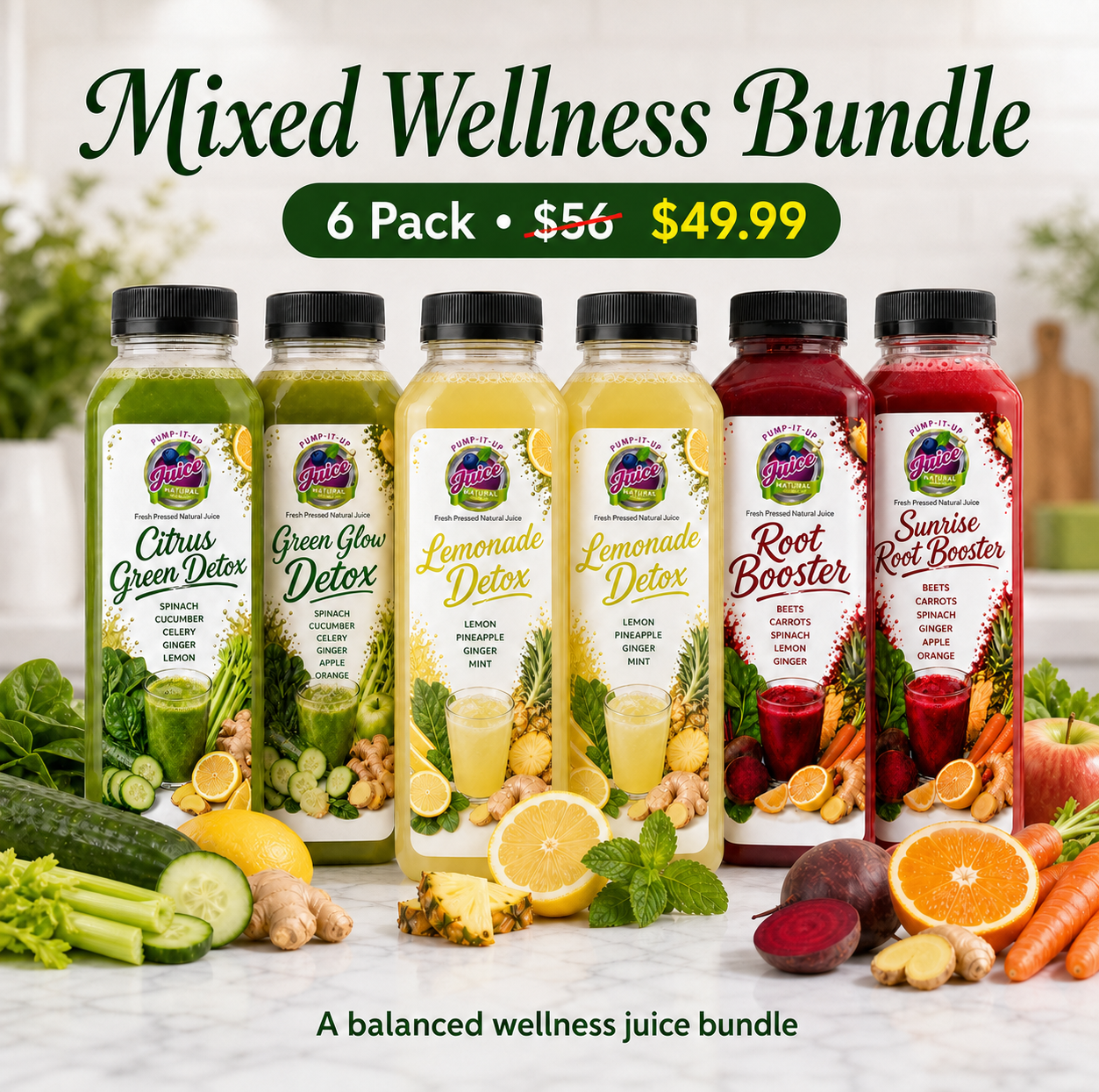 Mixed Wellness Bundle — 6 Pack
