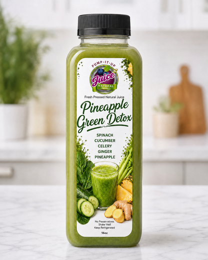 Pineapple Green Detox - 16 oz